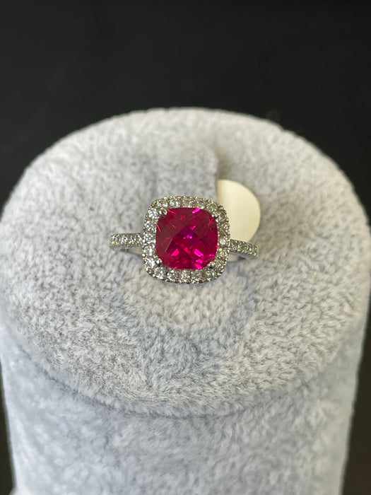 Anillo 💍 plata rodizada con zirconia