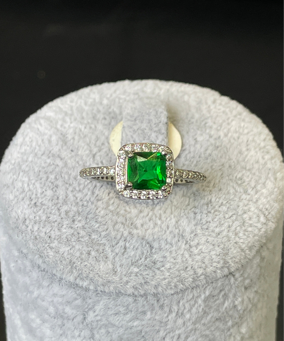 Anillo 💍 plata rodizada con zirconia