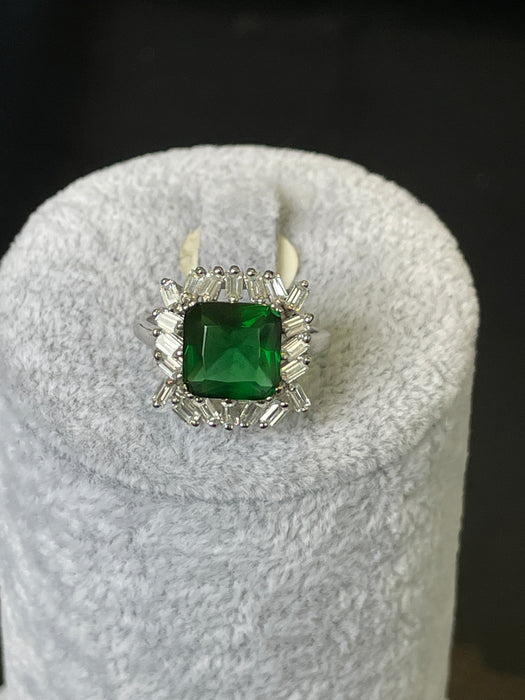 Anillo 💍 plata rodizada con zirconia