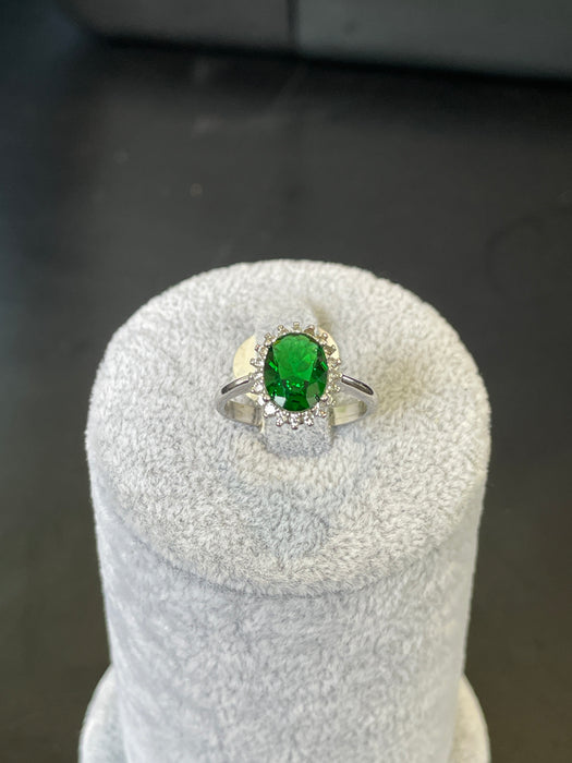 Anillo 💍 plata rodizada con zirconia