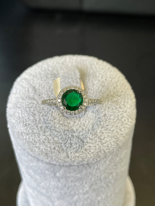 Anillo 💍 plata rodizada con zirconia