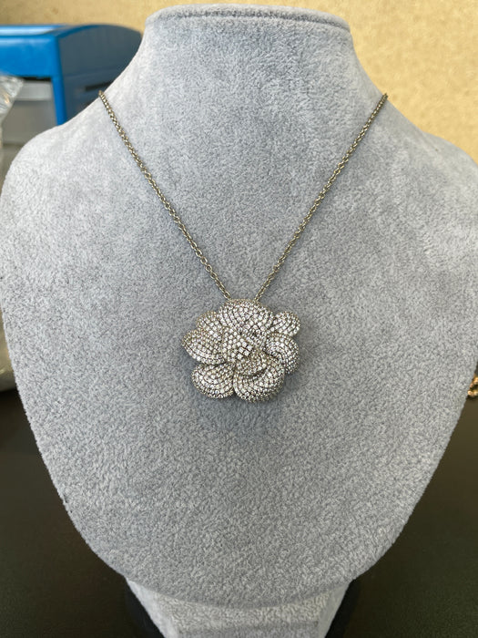 Gargantilla 🌺 plata esterlina con zirconia