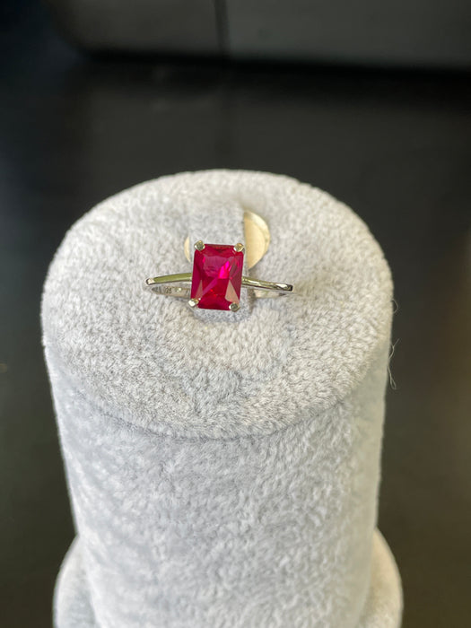 Anillo 💍 plata rodizada con zirconia