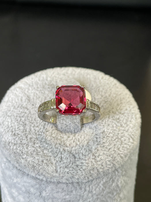 Anillo 💍 plata rodizada con zirconia