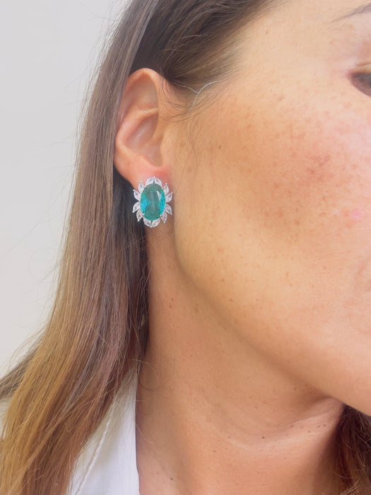 Broquel roseta plata Rodizada color paraiba