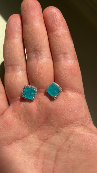 Arete plata zirconia