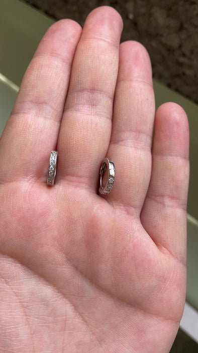 Arete plata zirconia