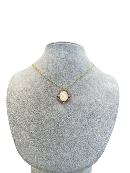 Gargantilla Madre perla Dorado (Grande y Mediana)