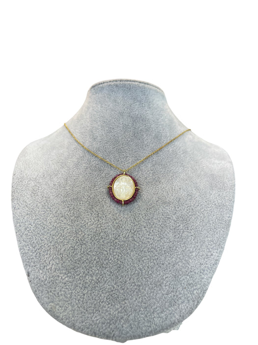 Gargantilla Madre perla Dorado (Grande y Mediana)