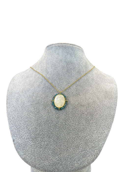 Gargantilla Madre Perla Dorado