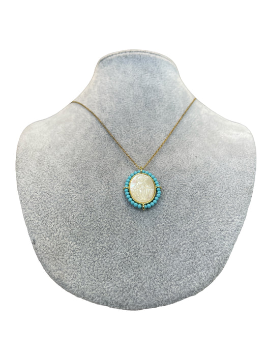 Gargantilla Madre Perla Dorado