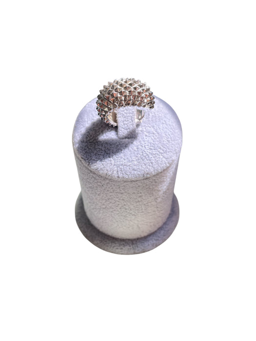 Anillo Escultura en Plata Diseño Piramidal