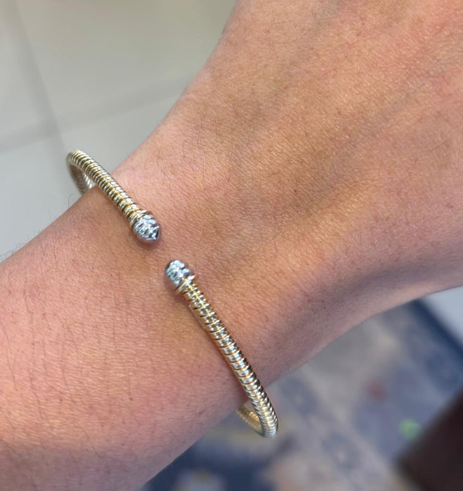 Aro italiano oro 14k flexible