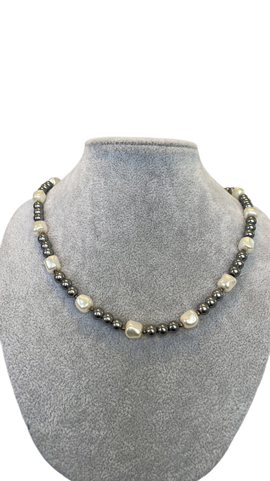 Gargantilla Italiana perlas trio