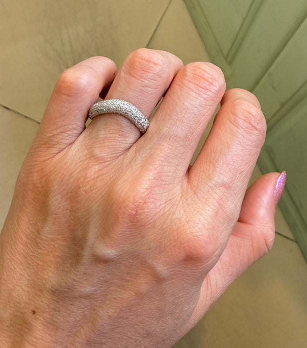 Anillo 14k diamantes AN581