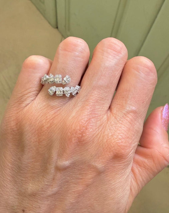 Anillo 14k diamantes AN570