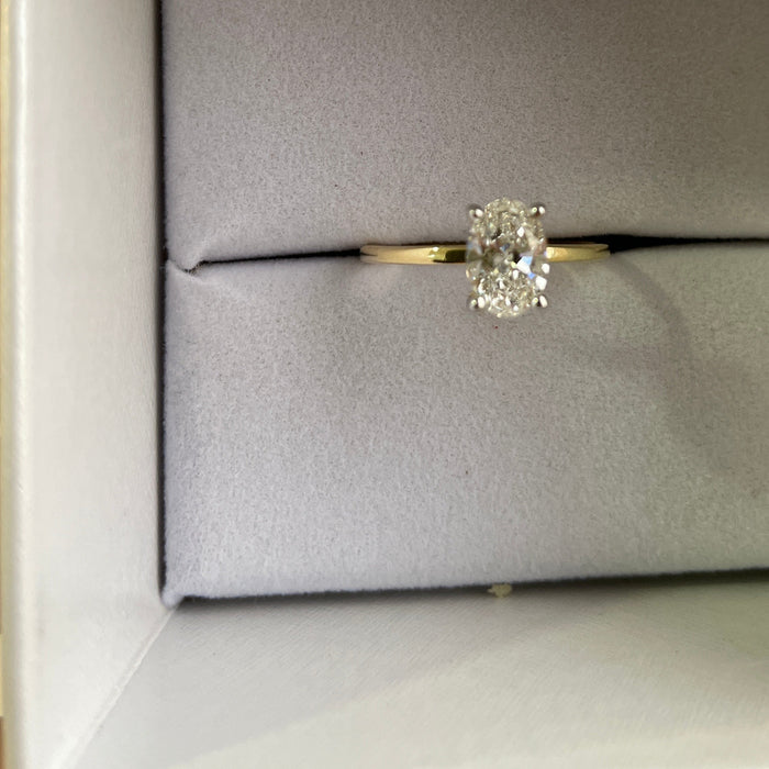 Solitario Lab 14K 0.95cts