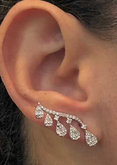 Aretes 14k brillantes AR132