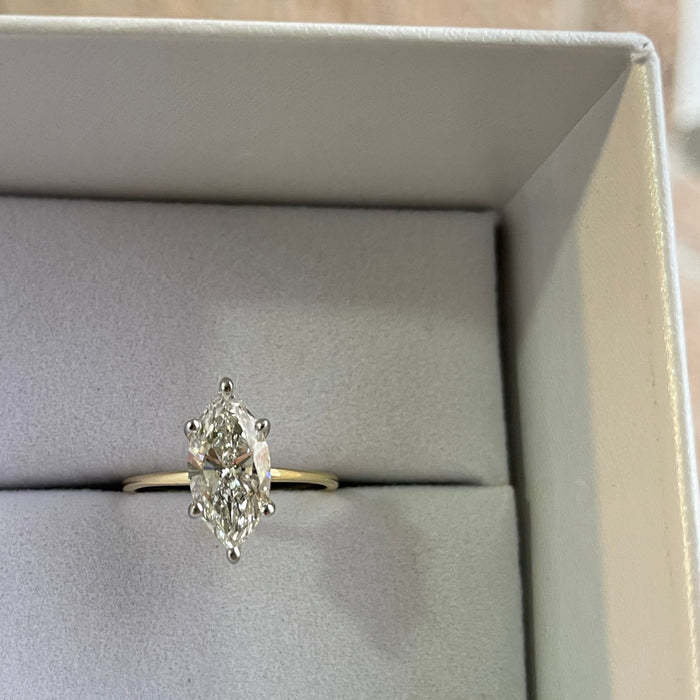 Solitario Lab 14K 1.96 cts