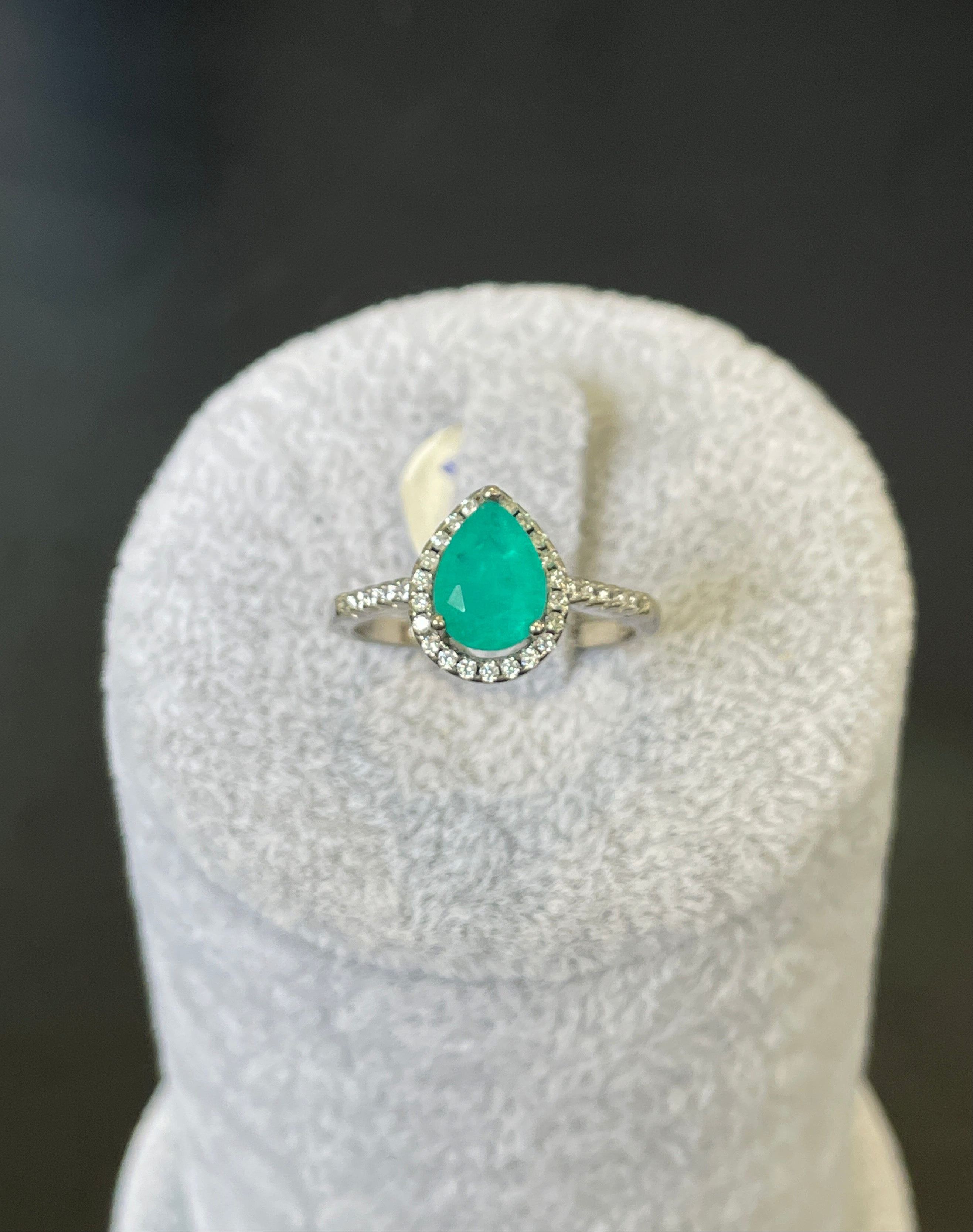 Anillo 💍 Paraiba plata rodizada con zirconia
