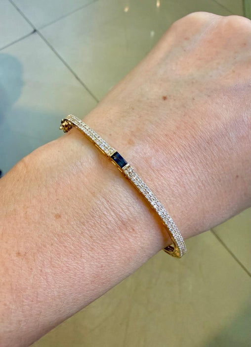 Aro 14k zafiro PL010