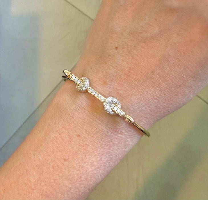 Pulsera Aro 14k diamante