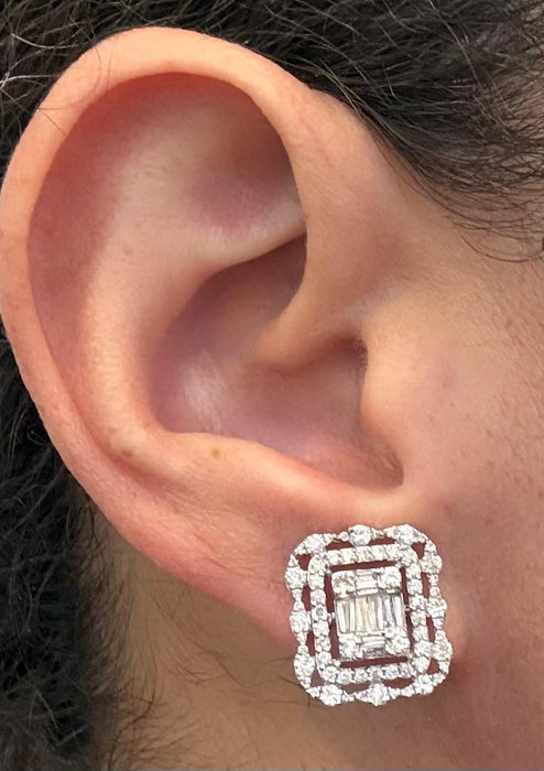 Aretes 14k brillantes AR122