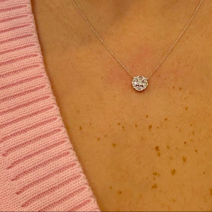 Gargantilla 14K brillante GA547