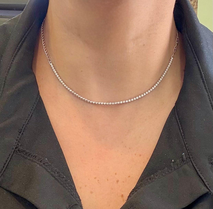 Gargantilla 14K brillantes GA353