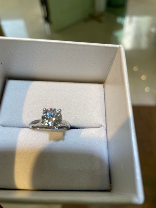 Solitario Lab 14K 2.02 cts