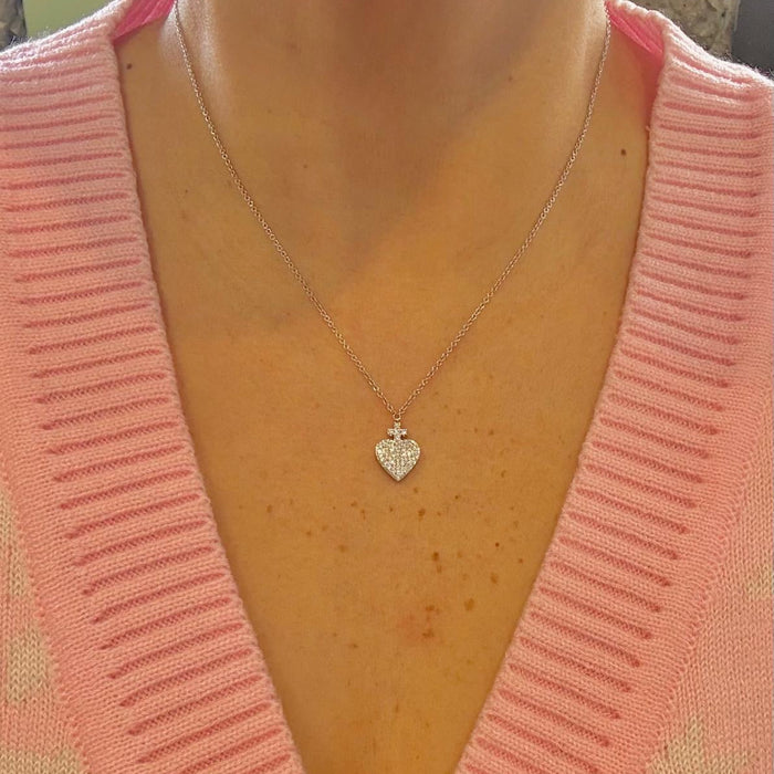 Gargantilla 14K brillantes GA483