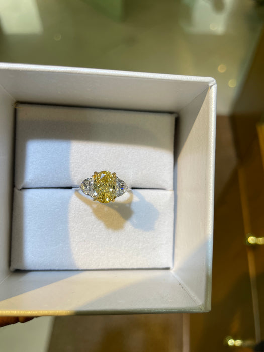 Solitario Lab 14K 2.78 cts