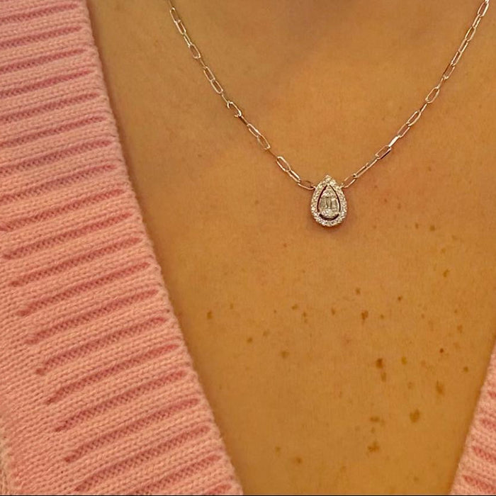 Gargantila 14K brillante GA541