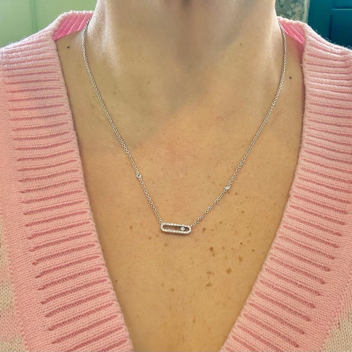 Gargantilla 14K brillante GA7075