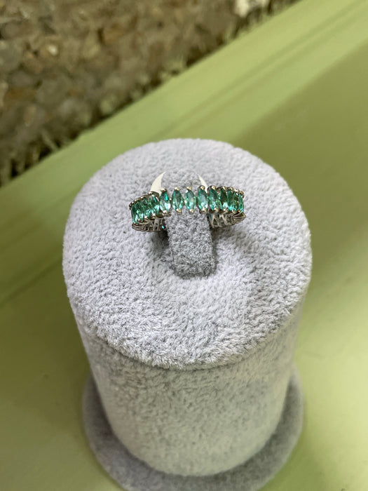 Churumbela plata rodizada con zirconia