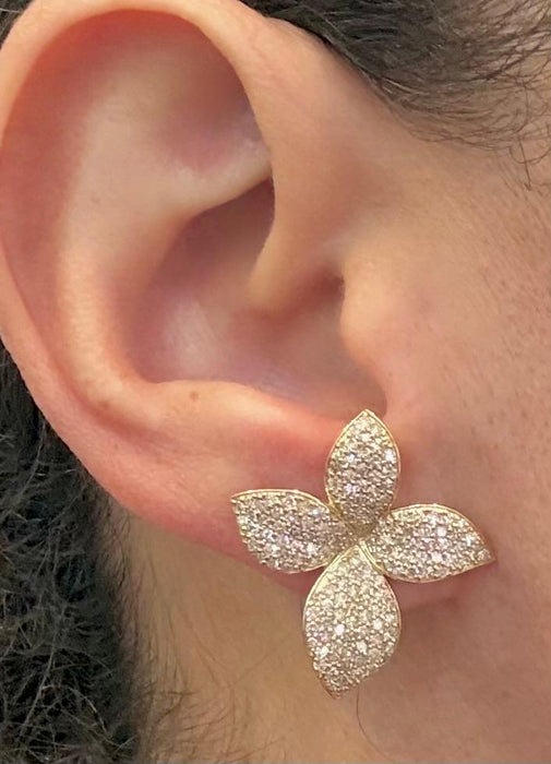 Aretes 14k brillantes AR789