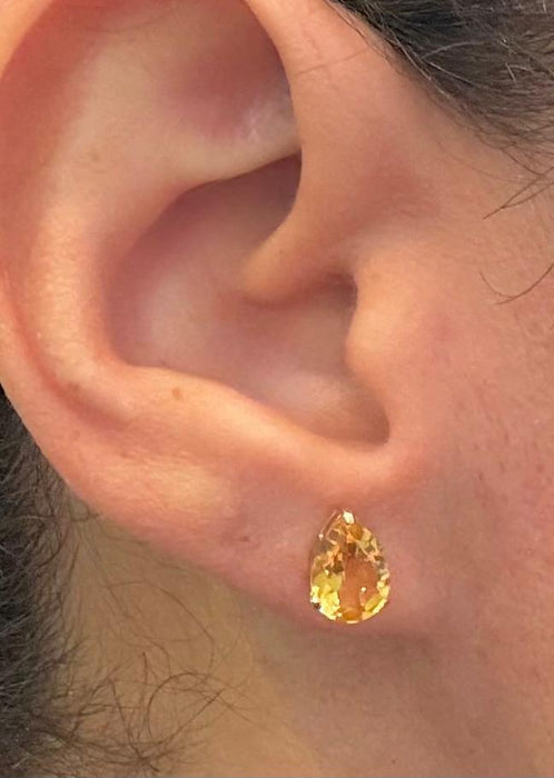 Broquel 14k citrina AR759