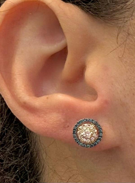 Broquel 14k diamantes AR855