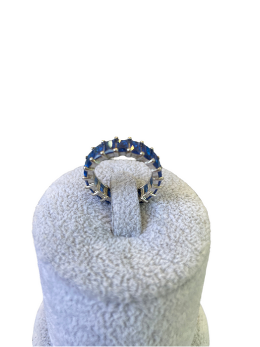 Churumbela plata rodizada con zirconia