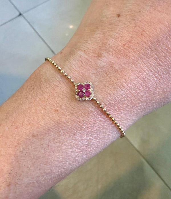 14K rubí PL076
