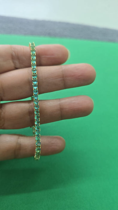 Pulsera Tenis .925 Rodizada Zirconia
