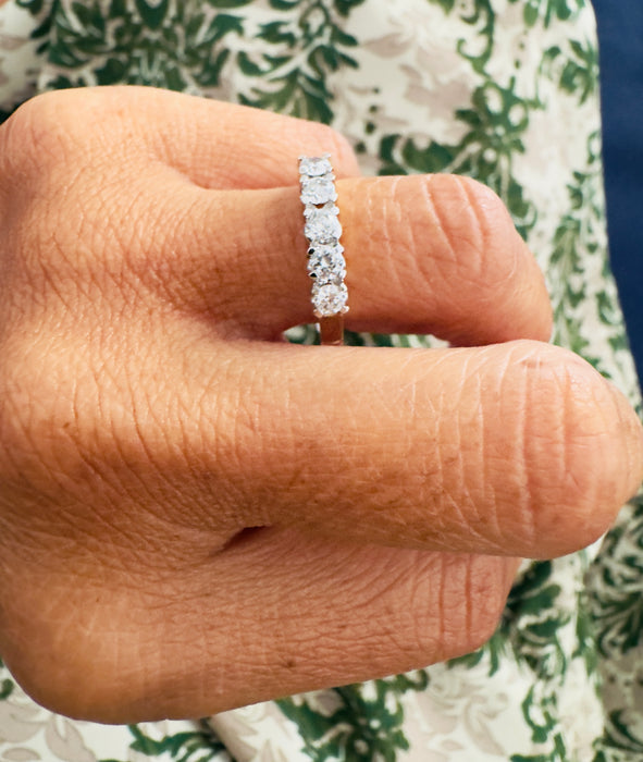 Churumbela oro amarillo 14k con diamantes naturales (.50 cts)