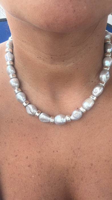 Gargantilla de perla cultivada