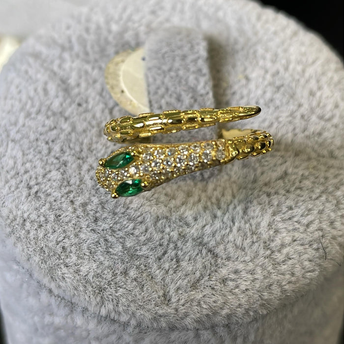 Anillo plata con zirconia
