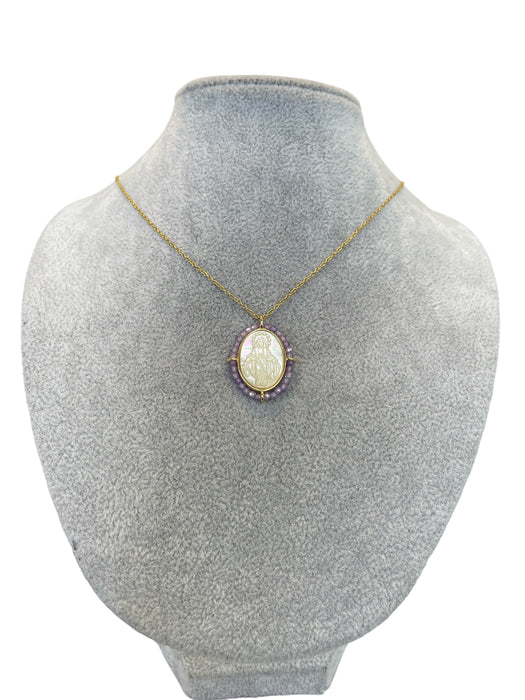 Gargantilla Madre perla Dorado