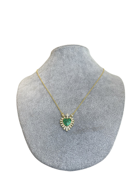 Gargantilla dorado dije corazón ♥️