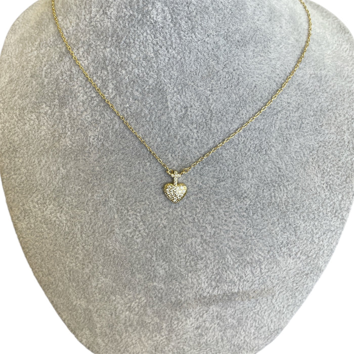 Collar Sagrado Corazón Zirconia