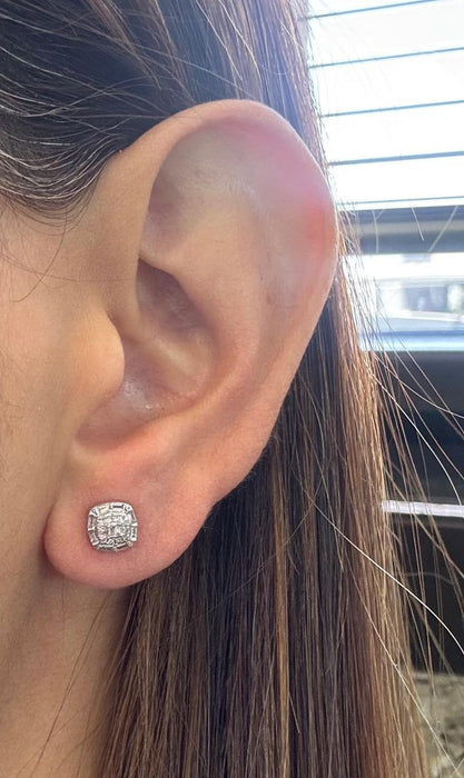 Arete 10k con brillante