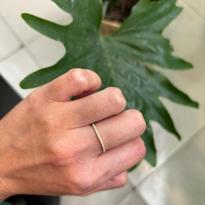 Churumbela 14K diamante AN602