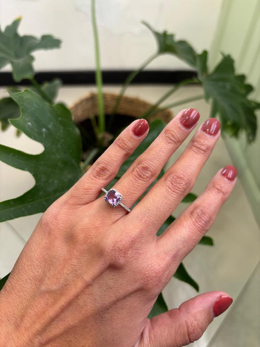 Anillo 10k amatista